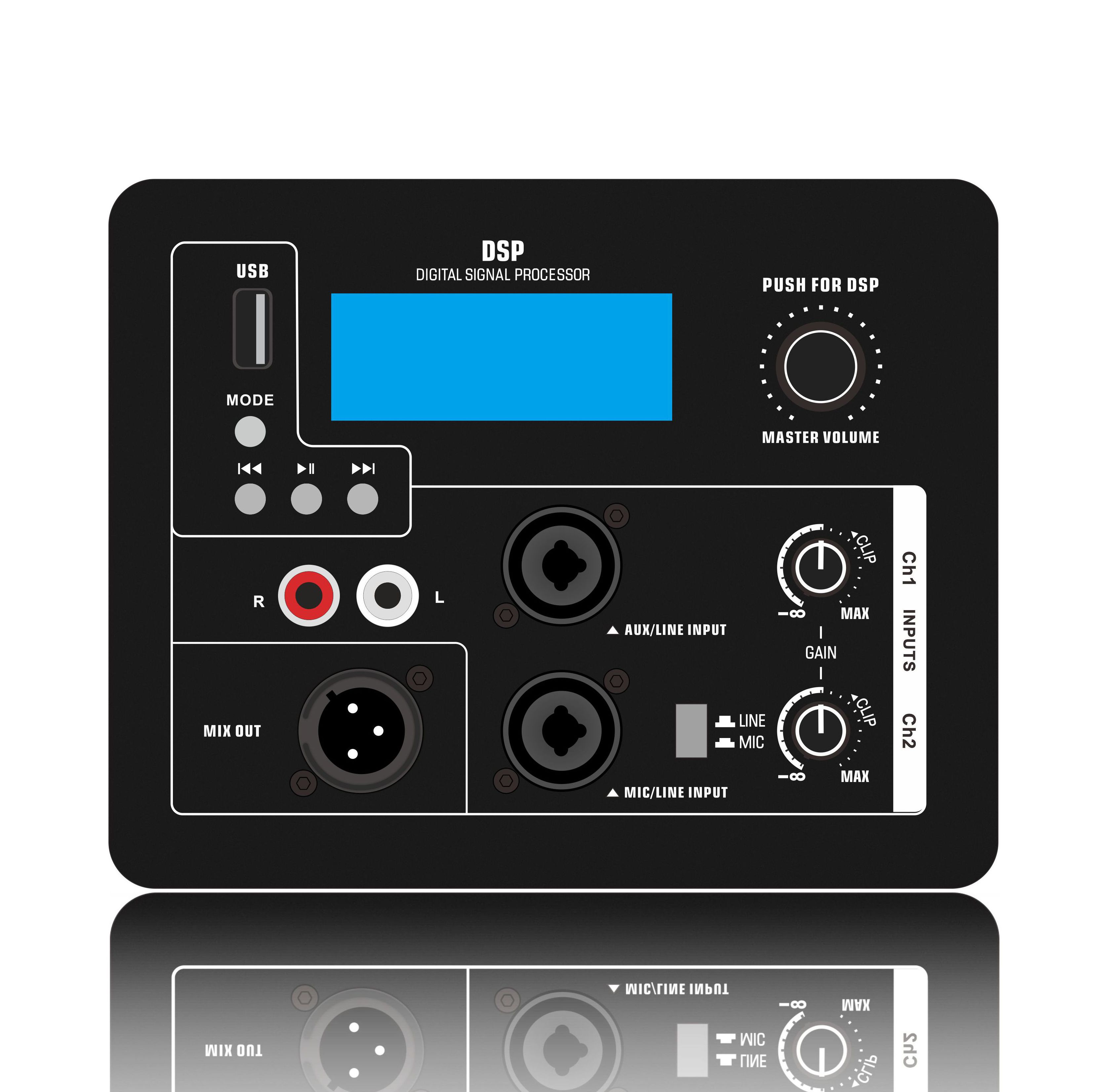DSP1906 Amplificatore per altoparlanti attivi full-range
