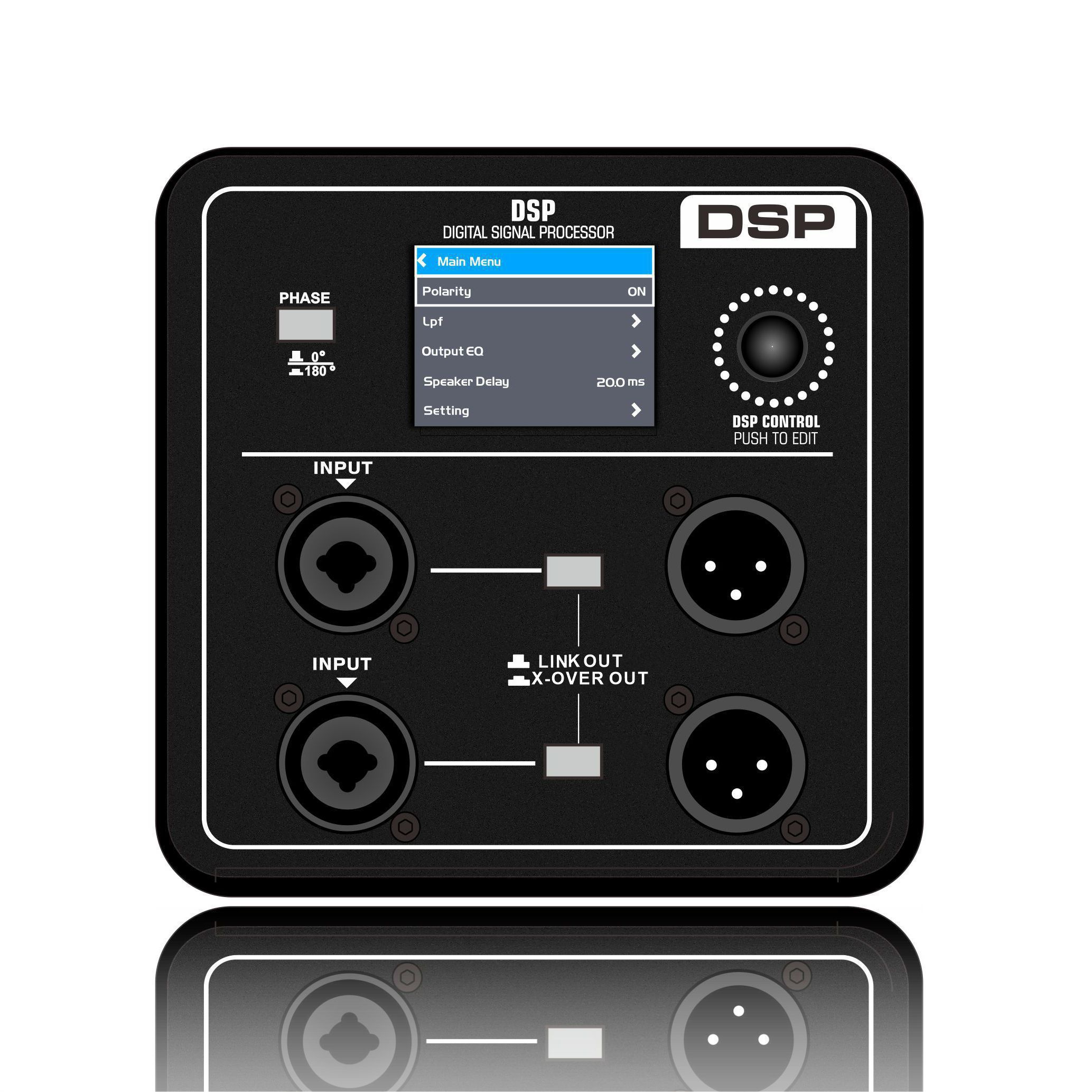DSP2405SUB Amplificatore subwoofer amplificato professionale