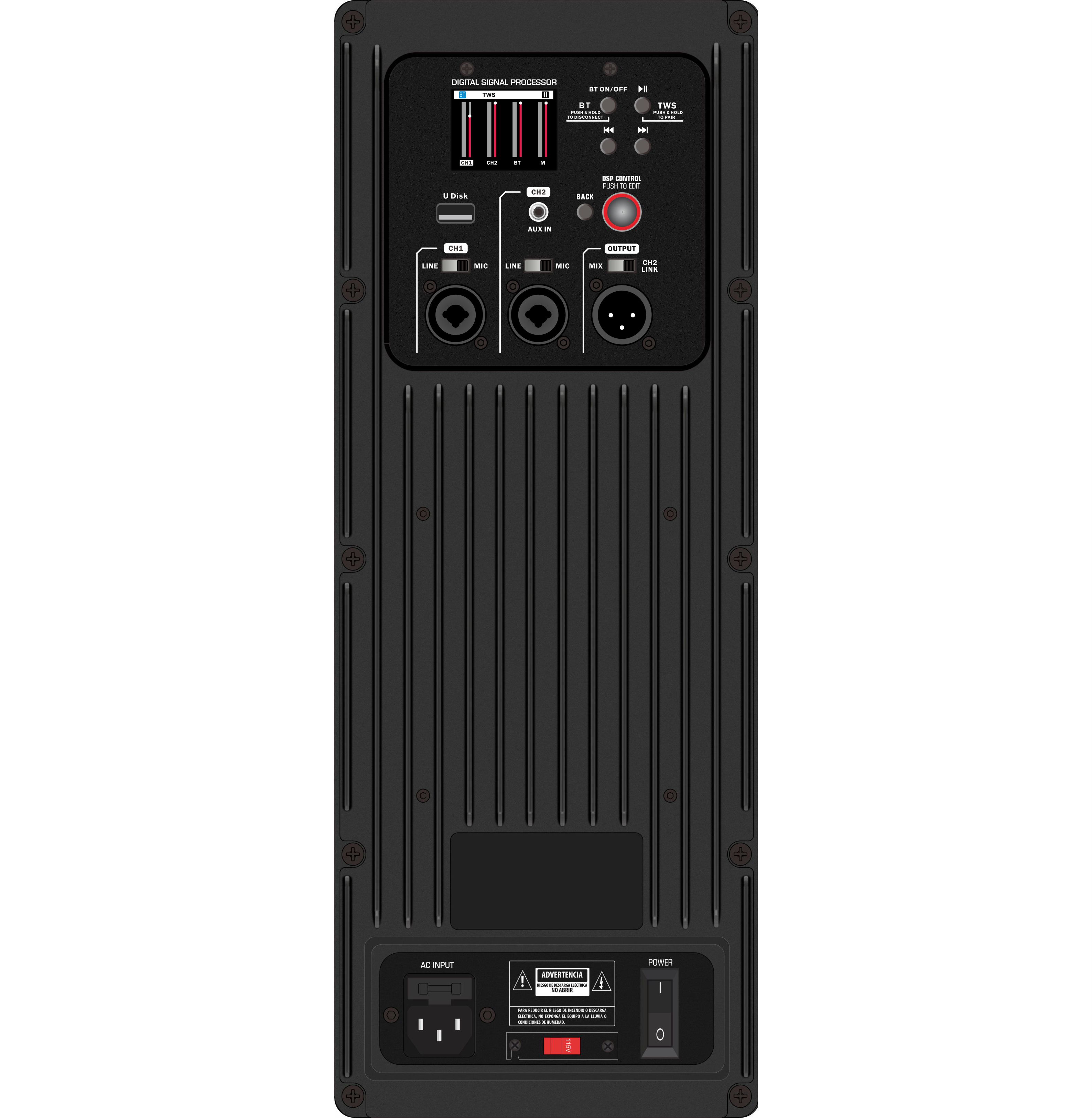 DSP2501 Amplificatore per altoparlanti attivi full-range