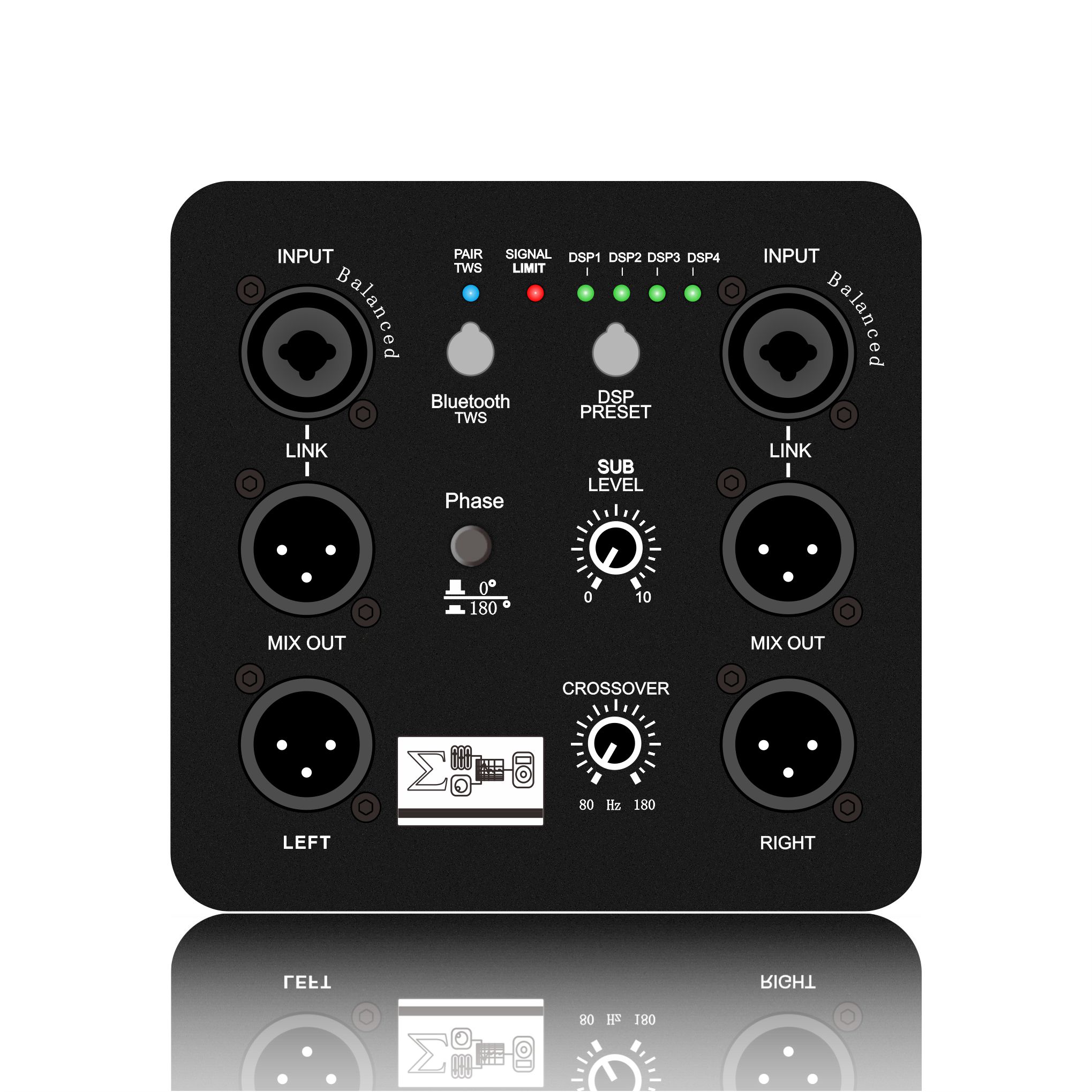 DSP1804: Modulo funzionale DSP subwoofer con uscita bidirezionale Multi DSP Rreset