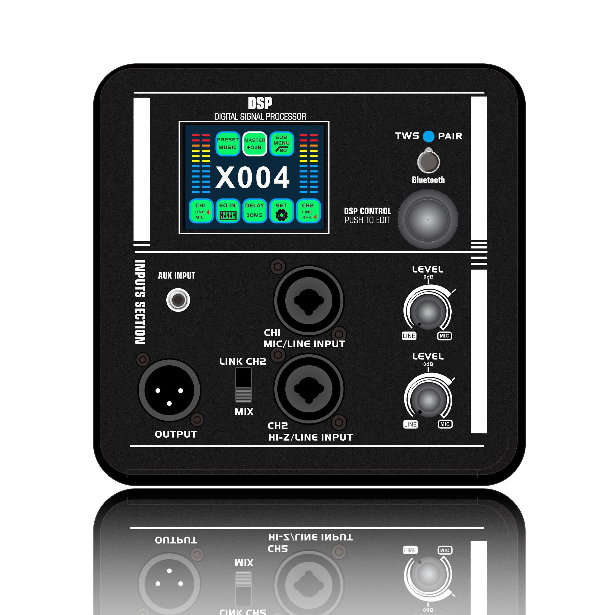 DSP2408: Nuovo design dello schermo a colori Modulo DSP multifunzionale compatibile con Hi-Z