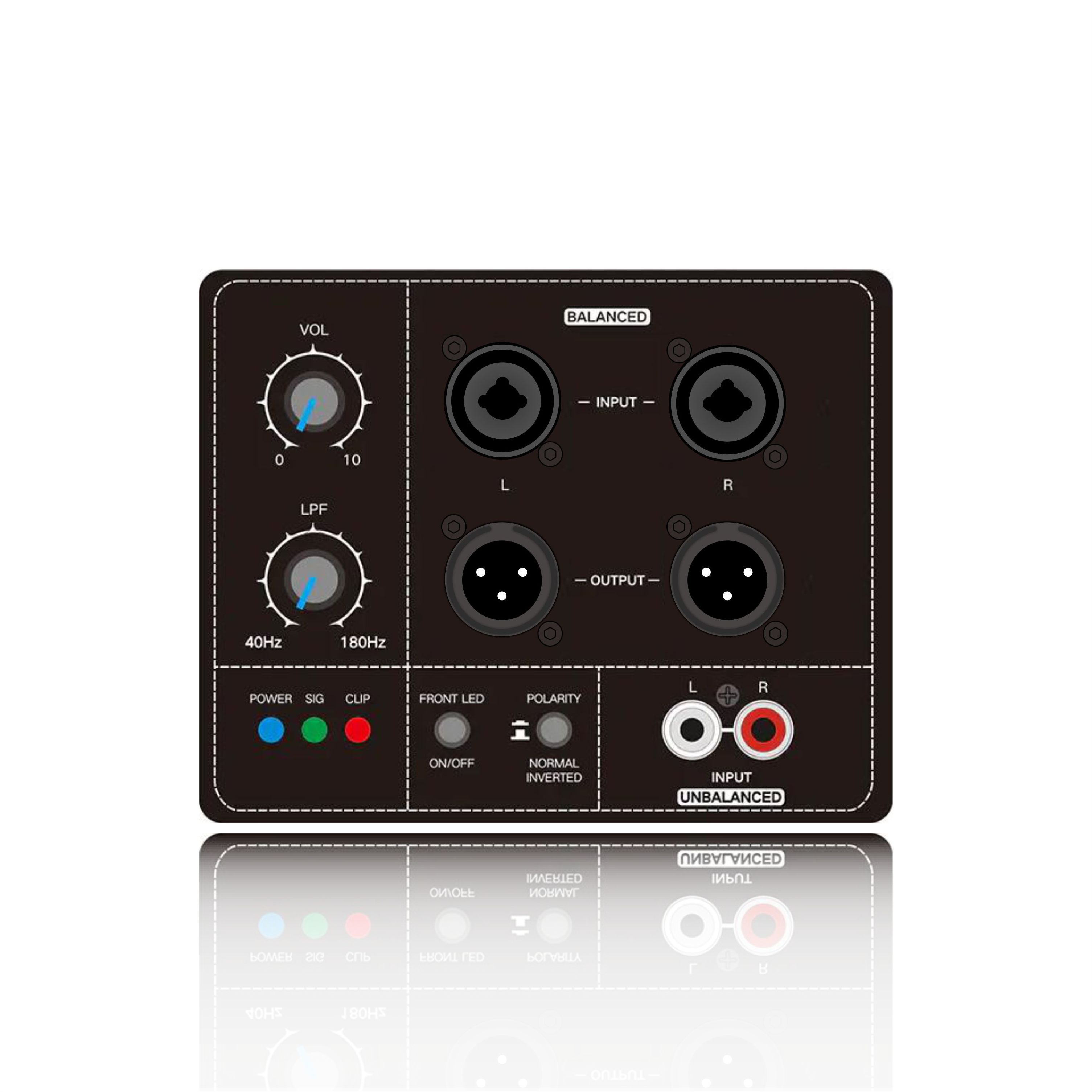 PL78SUB: Modulo Funzionale Subwoofer con Ingresso Stereo Bilanciato e Sbilanciato