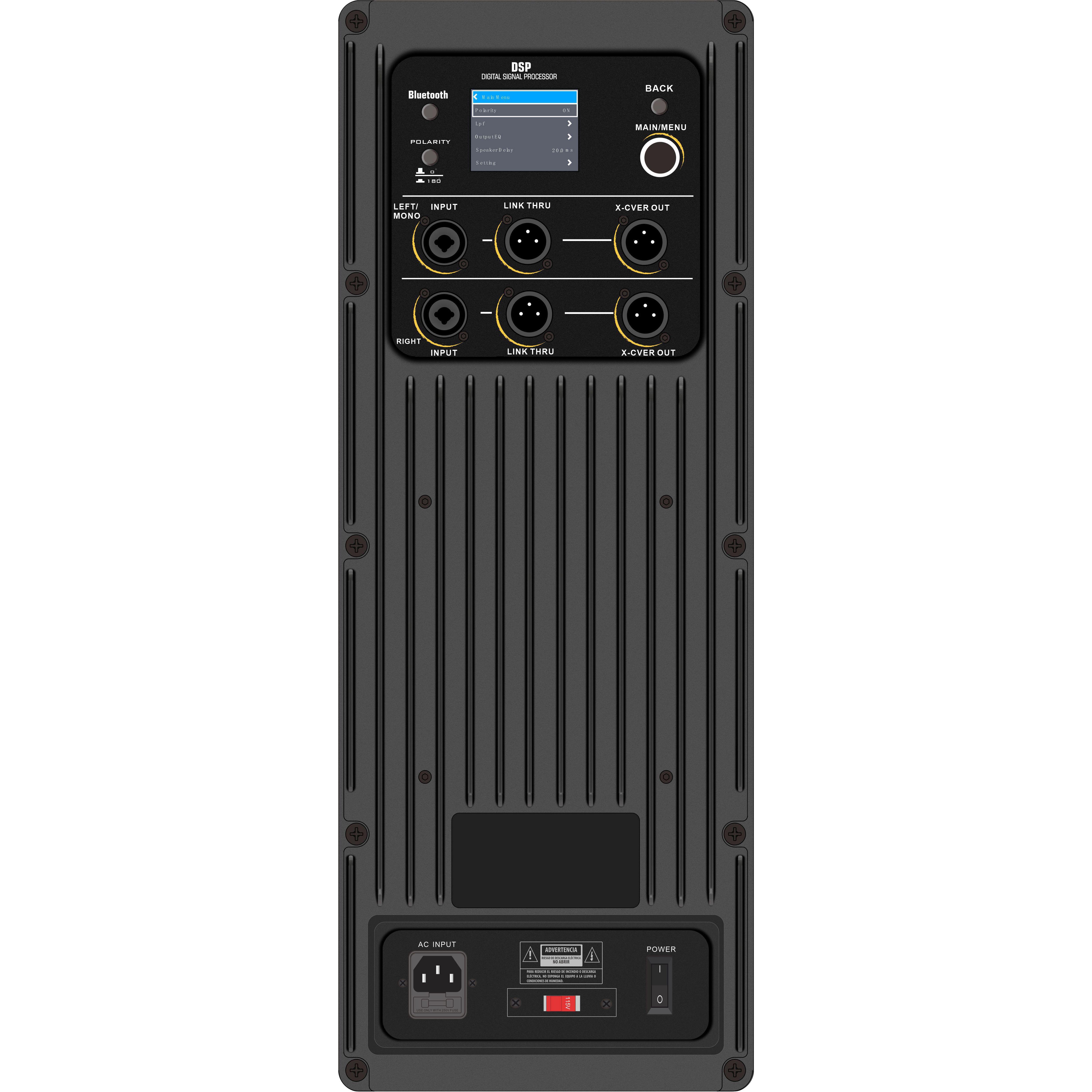 DSP2504SUB Amplificatore subwoofer DSP Pro