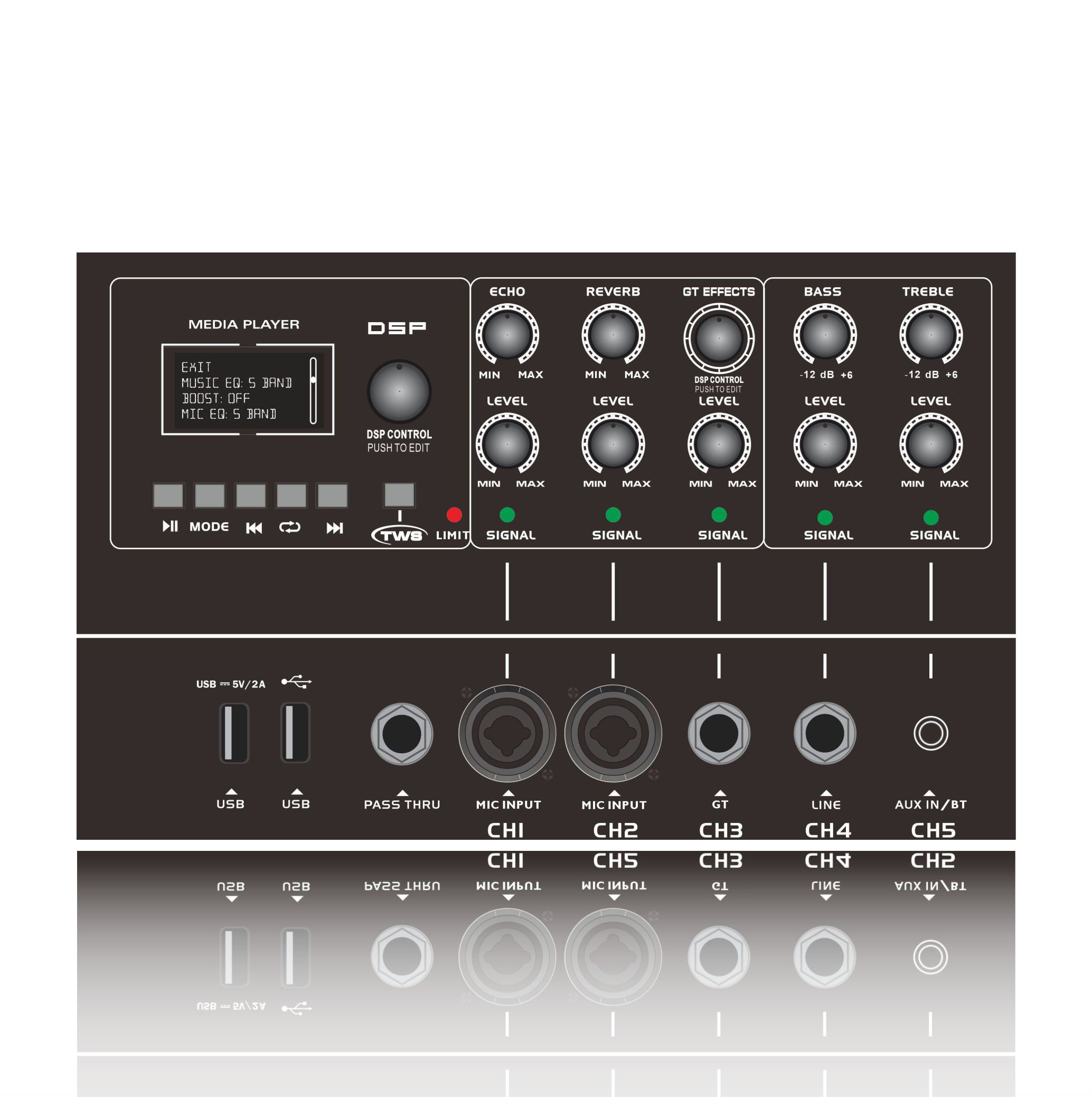 Amplificatore di potenza Line Array attivo MK12-1.1 Pro