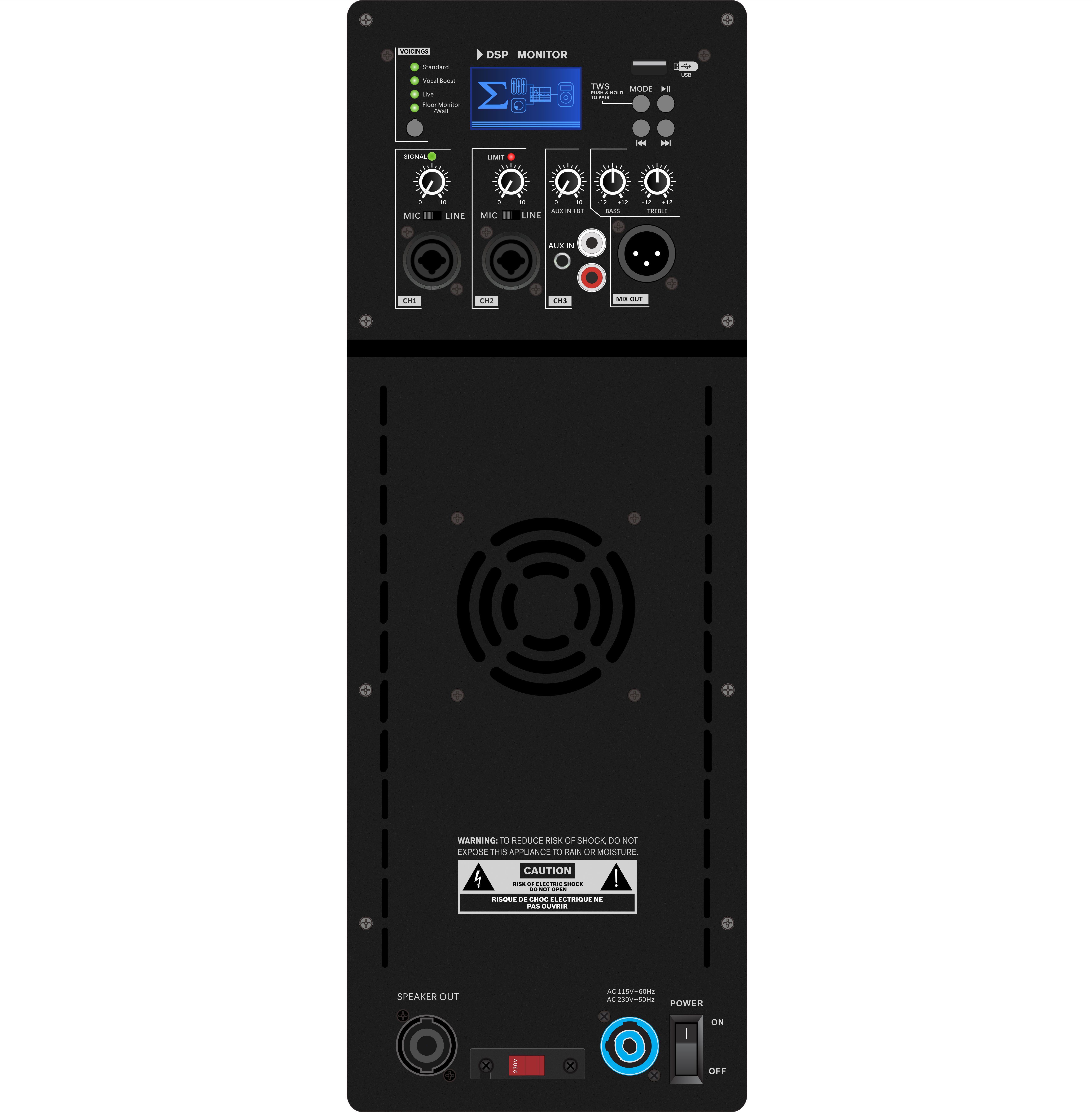 DSP1807-1.1 LLC Amplificatore di potenza risonante in classe D ad alta affidabilità
