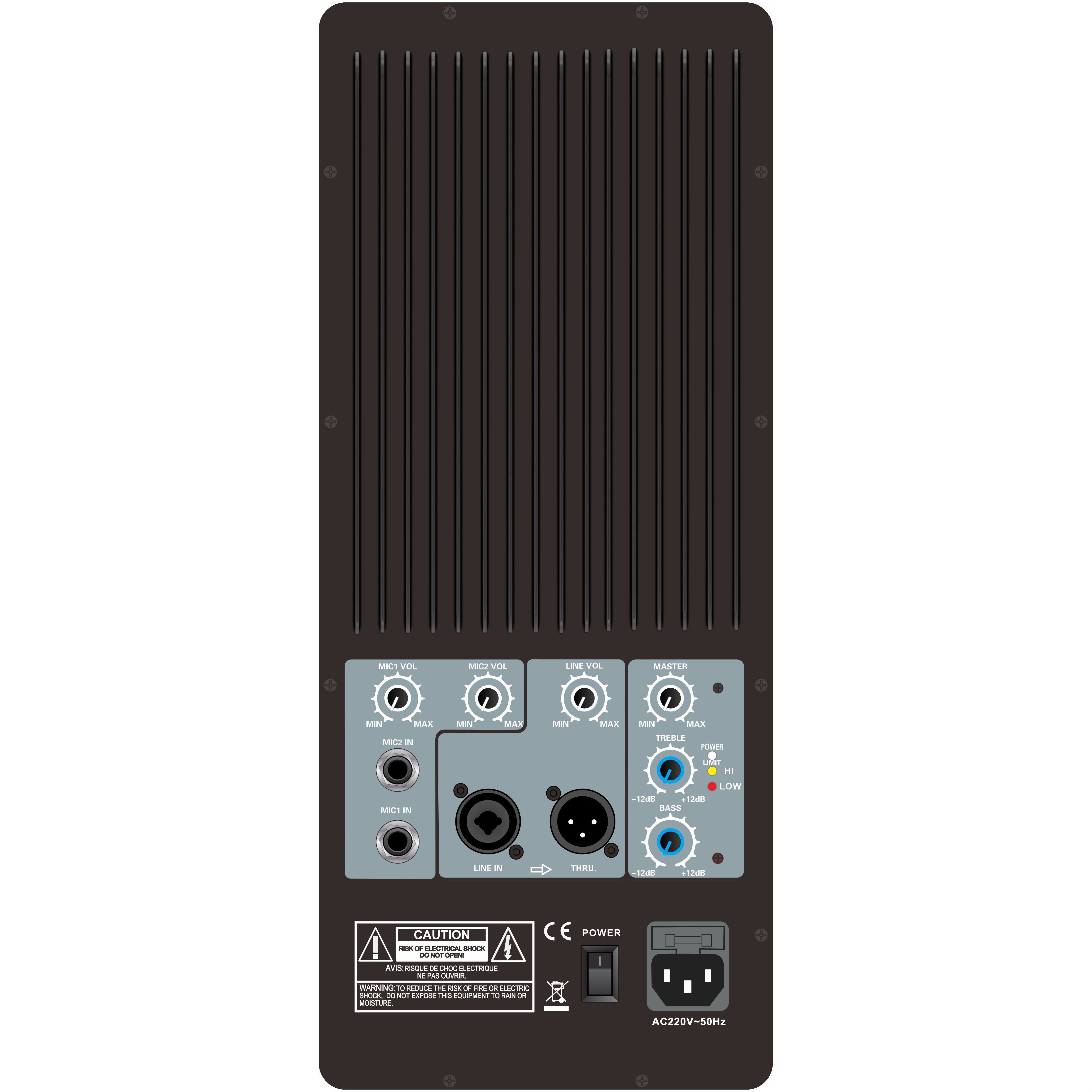Potente amplificatore per altoparlanti in classe H PL62