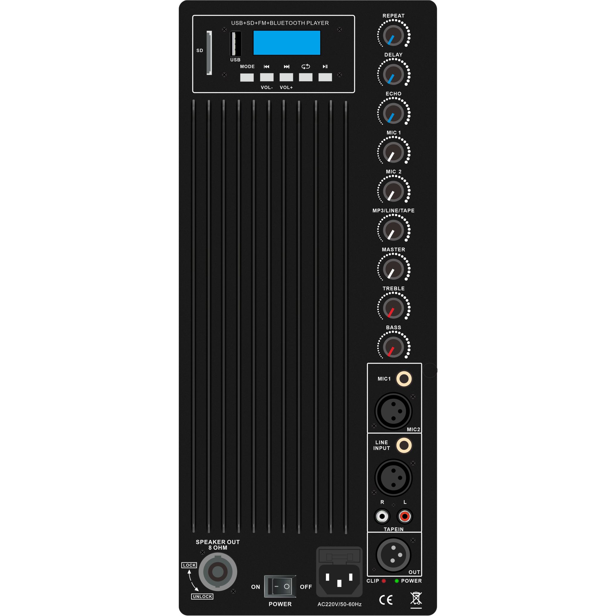Amplificatore per altoparlanti PA in classe AB PL69S
