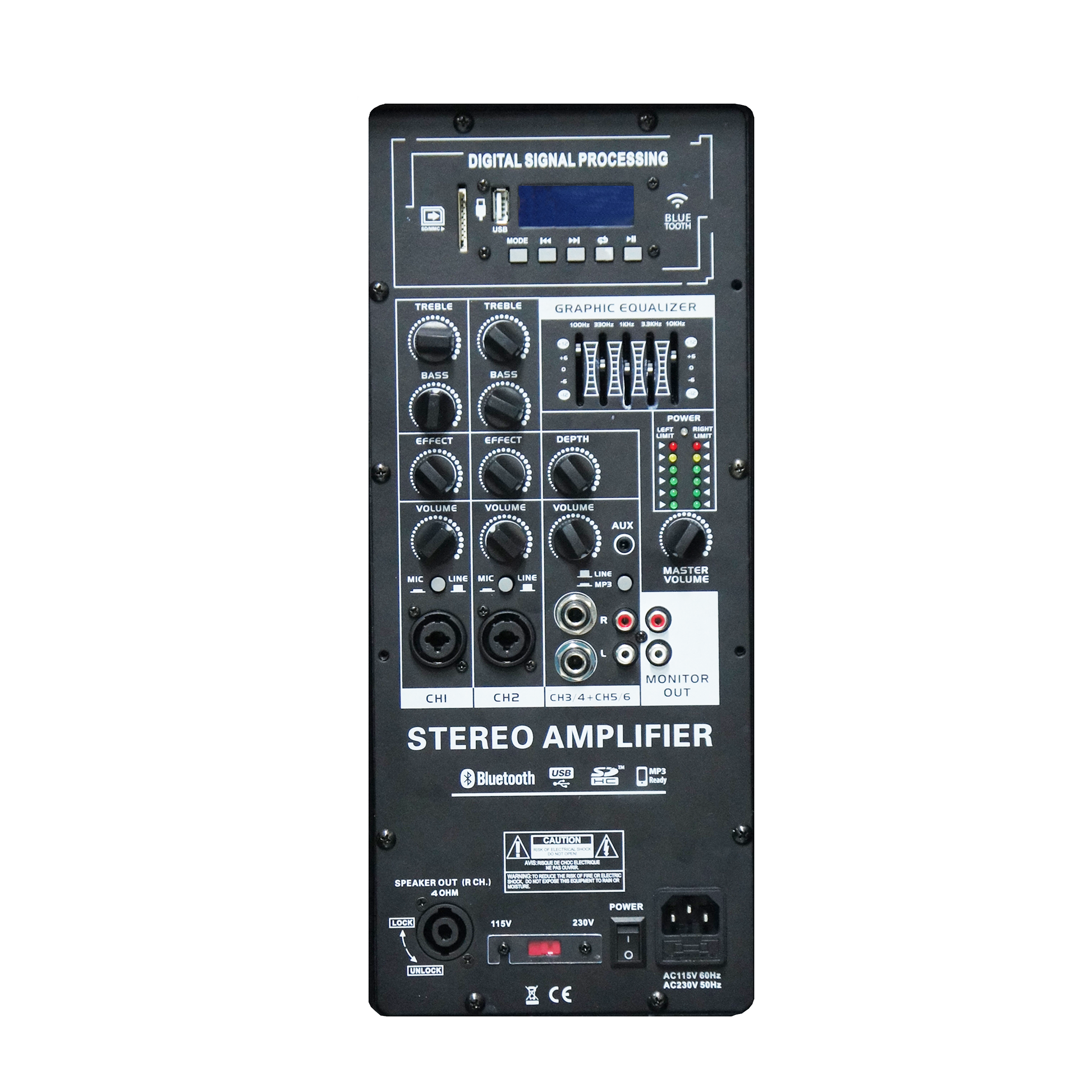 Amplificatore amplificato per sistema stereo portatile EON206