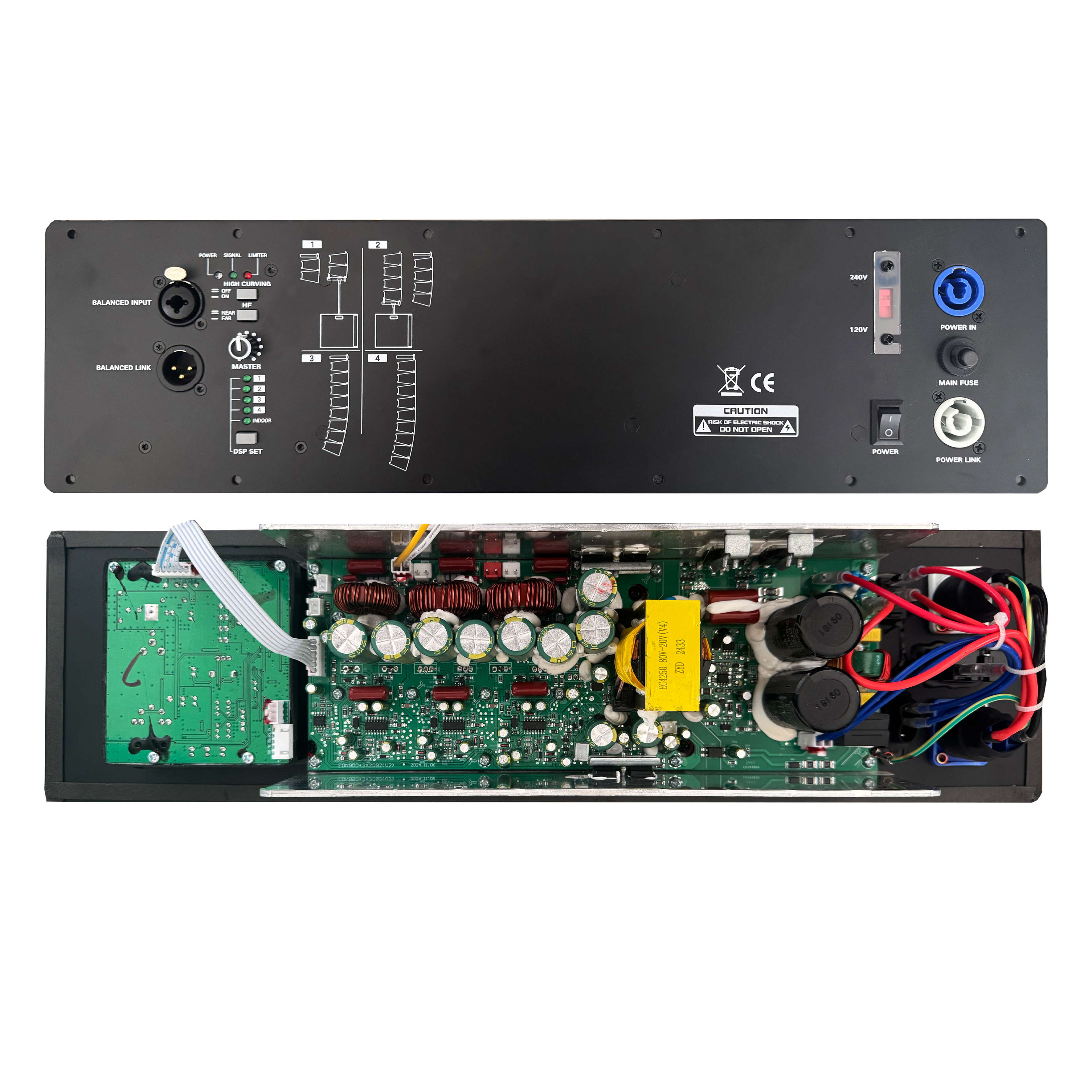 Amplificatore di potenza per sistema line array professionale HDL10-A